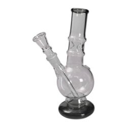 bong-discount Wasserpfeife, EIS-Bong, Kugel-Bong | 20 cm, NS 14 (14,5mm) | schwarz | robustes BOROSILIKATGLAS