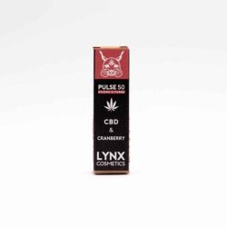 LYNX CBD Lippenpflegestift – PULSE 50 – Cranberry – Kupfer – 50mg CBD – 5g