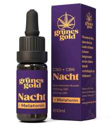 Nacht CBD Öl 10% - Grünes Gold