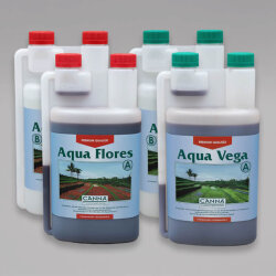 Canna Aqua Set mit Vega & Flores, je 1L, 5L oder 10L