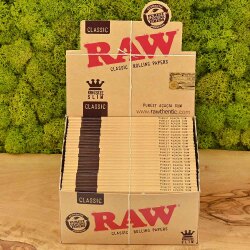 RAW Kingsize Slim Papers - Display Box (50 Stück)