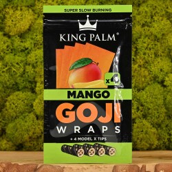 King Palm - 4 x Goji Blunt Wraps Mango