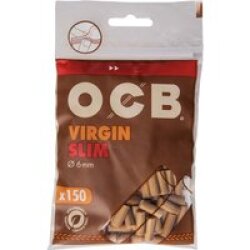 OCB Unbleached Slim Virgin Filter 6 mm