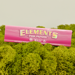 Elements King Size Slim Papers - Pink