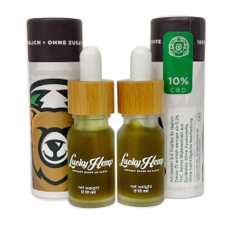 Öl-Set 10% + 20% Vollspektrum CBD-Öle - 2 x 10ml