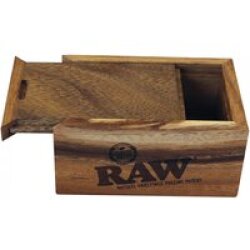 RAW Holzbox mit Schiebedeckel