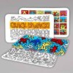 K. Haring Rolling Tray, Glas, verschiedene Farben