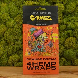 G-ROLLZ "Orange Dream" 4 Hemp Wraps