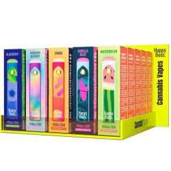 Happy Buds CBD E-Shisha befülltes Display mit 25 Disposables