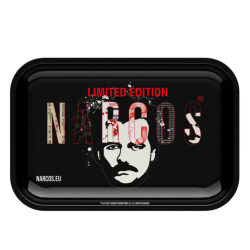 Narcos Metal Rolling Tray Black