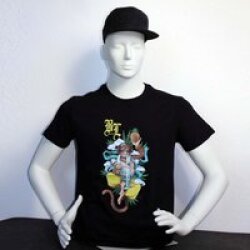 Black Leaf T-Shirt HANUMAN