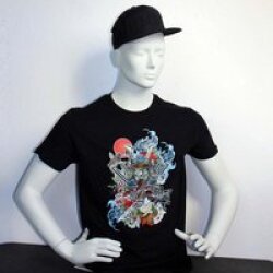 Black Leaf T-Shirt RONIN & GEISHA