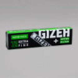 GIZEH Black King Size Slim Papers inkl. Aktivkohlefilter