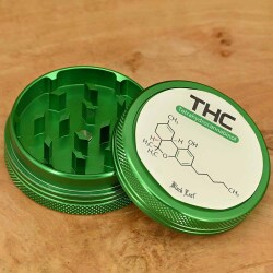 Black Leaf THC Aluminium Grinder 2-teilig - ⌀50mm