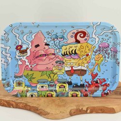 Spongebob & Patrick - Medium Rolling Tray