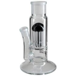 bong-discount Wasserpfeife, PERCOLATOR-Bong, Glasbong | 25 cm, NS 19 (18,8mm) | klar | 5 mm dickes, robustes BOROSILIKATGLAS