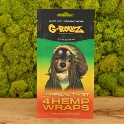 G-ROLLZ "Tropical Twist" (Mango) 4 Hemp Wraps