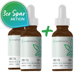 CBD Öl 40% · 10 ml (3er Sparpack)