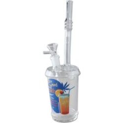 Black Leaf Becher Glasbong SEX + WEED