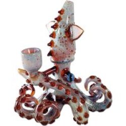 Black Leaf Glasbong OKTOPUS II rot