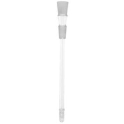 Boost Bong-Zubehör: Adapter-Shillum, Diffusor-Chillum | 170 mm, 2 x NS 14 (14,5 mm) | Glas