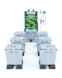 Alien Hydroponics RAIN Silver Series - 15 Liter Töpfe für 6 Pflanzen