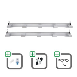 2x SANlight EVO 5-150 1.5 (680W gesamt) für 150x150 cm Sparset mit Magnet-Dimmer + Netzkabel + Aufhängung