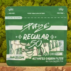 Purize Aktivkohlefilter 9mm Regular (50er Pack)