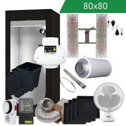 DIY LED Growbox Komplettset 80x80 220W