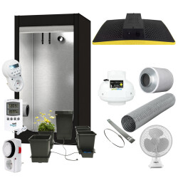 Growbox Komplettset mit Bewässerung - 100x100 - 300W