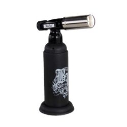 Black Leaf Torch Elektronisches Feuerzeug – Vielseitige Doppel Jet Flame