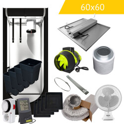 DIY Low Budget LED Growbox Komplettset 60x60 150W