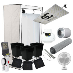 3 Pflanzen Komplettset - Upper Class - 250W - 120x60