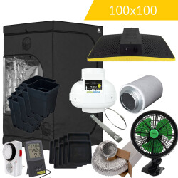 DIY Low Budget LED Growbox Komplettset 100x100 320W