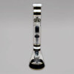 Grace Glass Golden Line Black Beaker Bong, 46 cm, 18,8er/14,5er Inside Cut