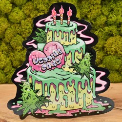 Mylar Baggie für ca. 5g - Wedding Cake