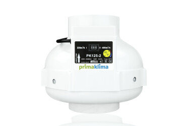 Prima Klima 2-Speed AC-Ventilator 125mm 220-400m3/h (PK125-2)