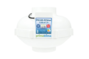 Prima Klima Multispeed-RJ EC-Ventilator 160mm 1180m³/h (PK160-ECblue)