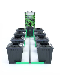 Alien Hydroponics RDWC Black Series - 20L Töpfe für 8 Pflanzen