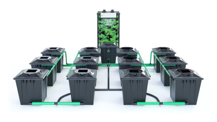 Alien Hydroponics RDWC Black Series - 20L Töpfe für 12 Pflanzen