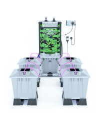 Alien Hydroponics AERO System Silver Series - 15L Töpfe für 4 Pflanzen