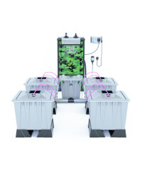 Alien Hydroponics AERO System Silver Series - 30L Töpfe mit 4 Töpfen