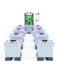 Alien Hydroponics AERO System Silver Series - 30L Töpfe mit 8 Töpfen