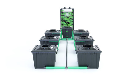 Alien Hydroponics RDWC Black Series - 36L Töpfe für 6 Pflanzen