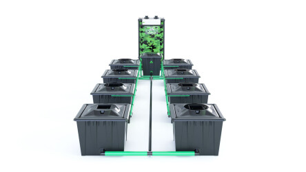 Alien Hydroponics RDWC Black Series - 36L Töpfe für 8 Pflanzen