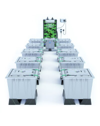 Alien Hydroponics RAIN Silver Series - 30 Liter Töpfe für 10 Pflanzen