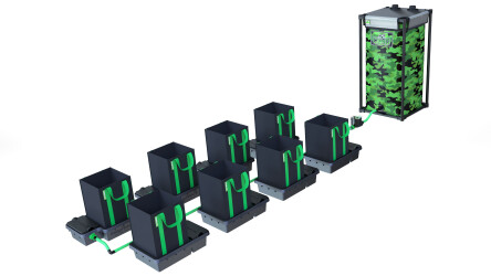 Alien Hydroponics Easy Feed - 16L Töpfe für 8 Pflanzen