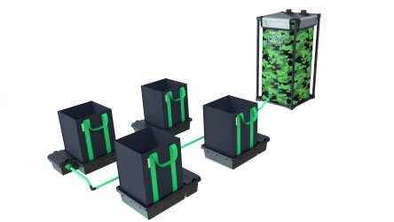 Alien Hydroponics Easy Feed - 30L Töpfe für 4 Pflanzen