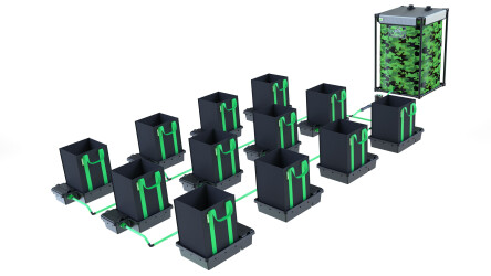 Alien Hydroponics Easy Feed - 30L Töpfe für 12 Pflanzen