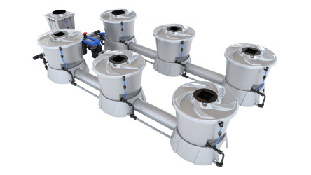 Alien Hydroponics V-System für 6 Pflanzen